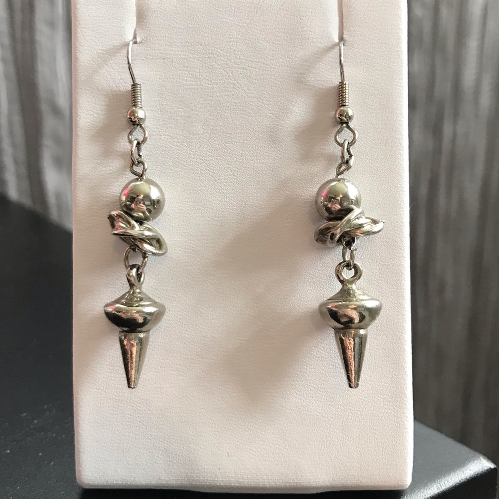 Silver earrings